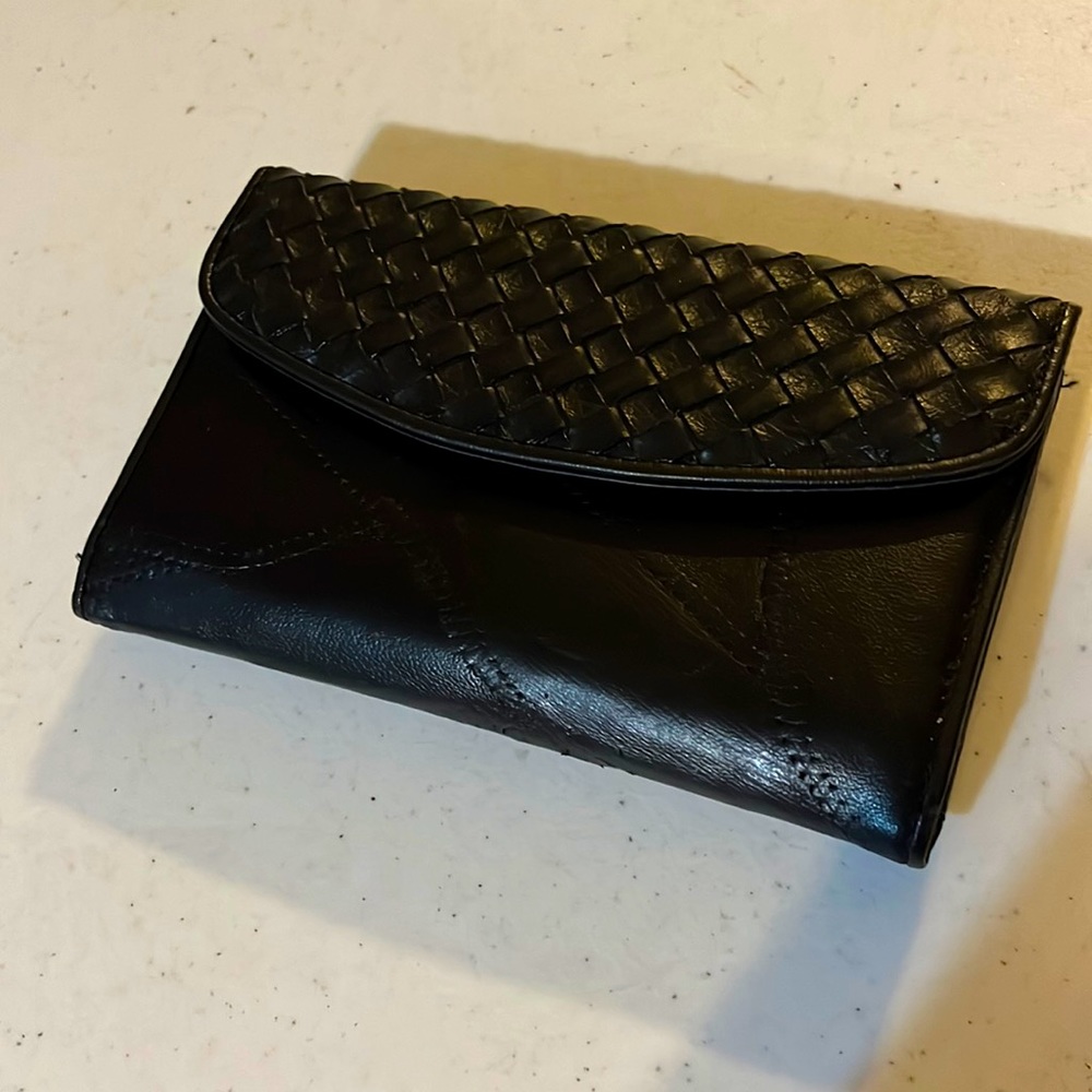 Black Faux Leather Wallet